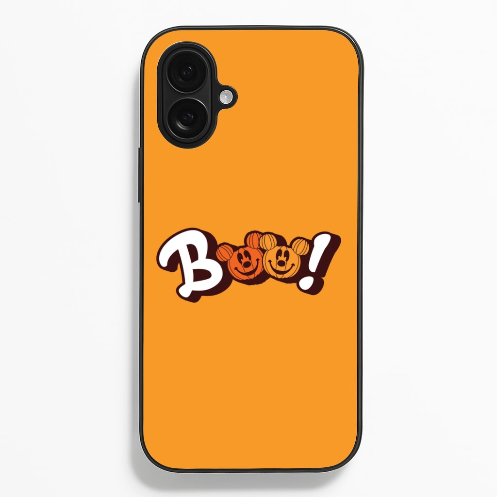 Pumkin Mouse Boo iPhone 16 Plus Case