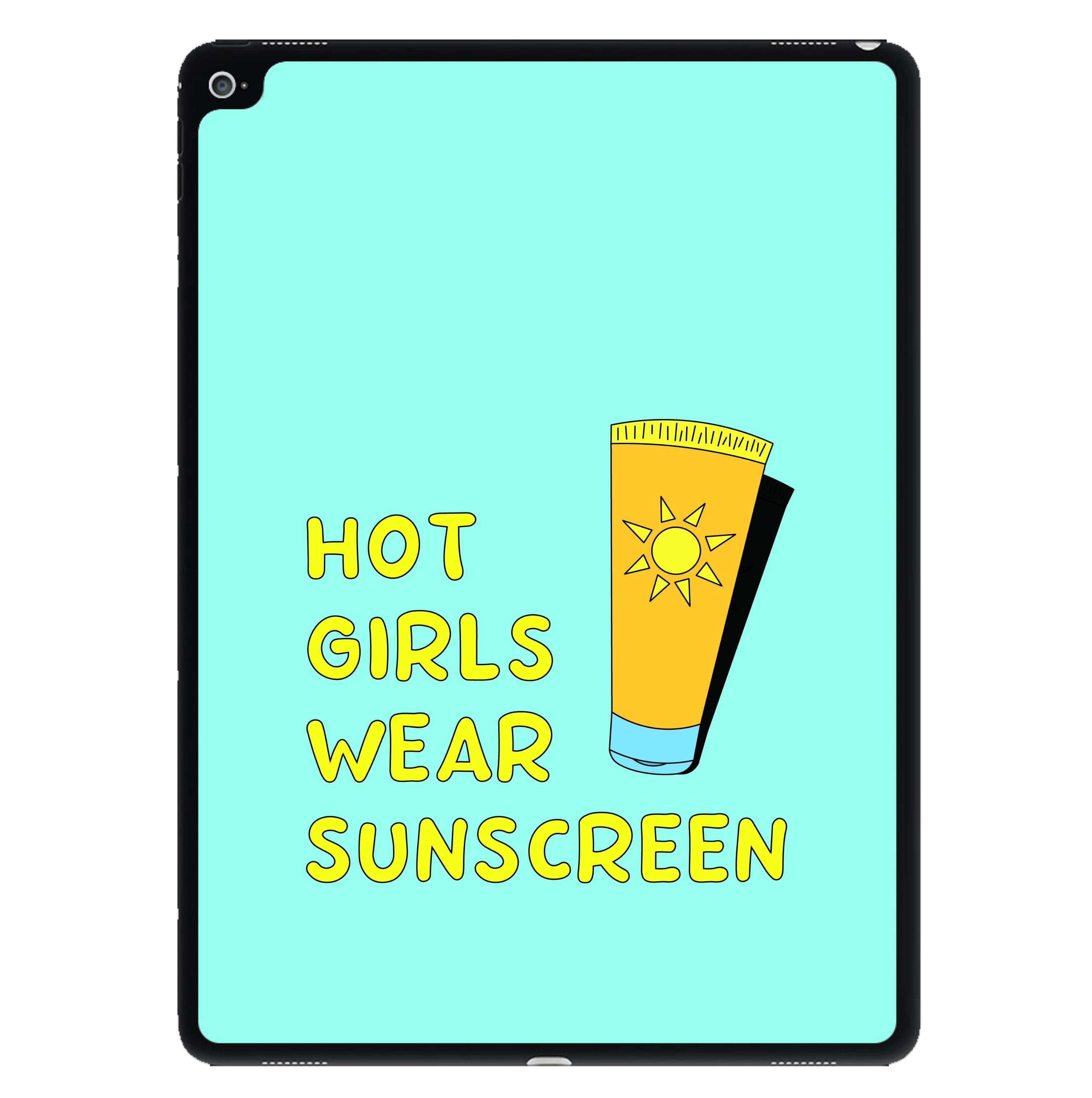 Hot Girls Wear Sunscreen - Summer iPad Case