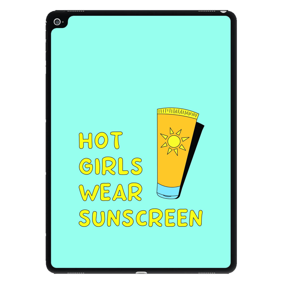 Hot Girls Wear Sunscreen - Summer iPad Case