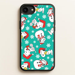 Christmas Cartoon Beagle Pattern iPhone 6 / 7 / 8 / SE Case