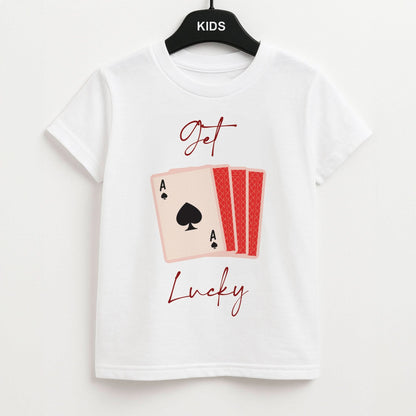 Get Lucky Set Of Cards Kids Unisex T-Shirt