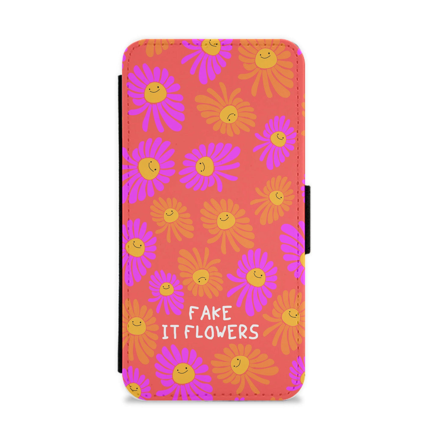 Fake It Flowers Flip / Wallet Phone Case