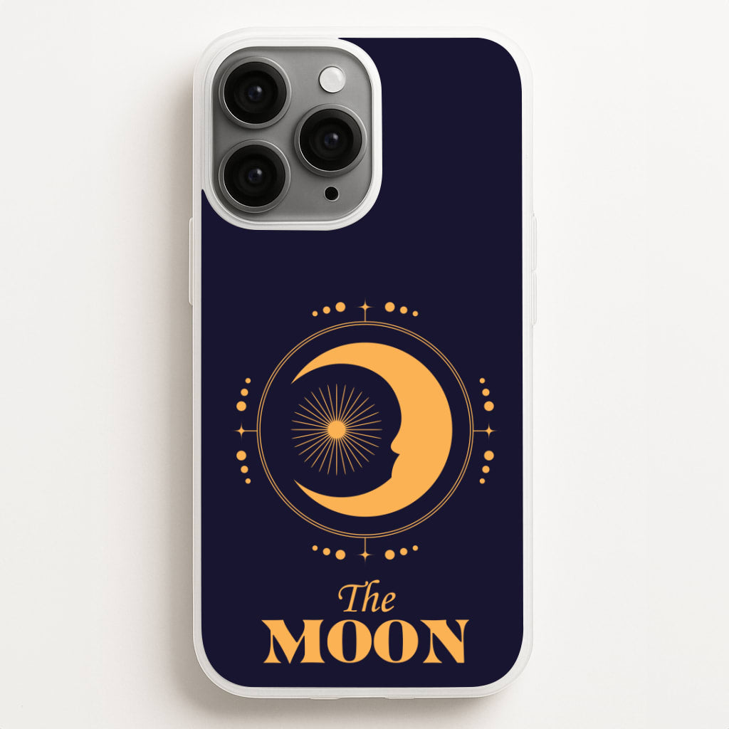 The Moon Dark Blue Phone Case for iPhone, Samsung Galaxy and Google Pixel