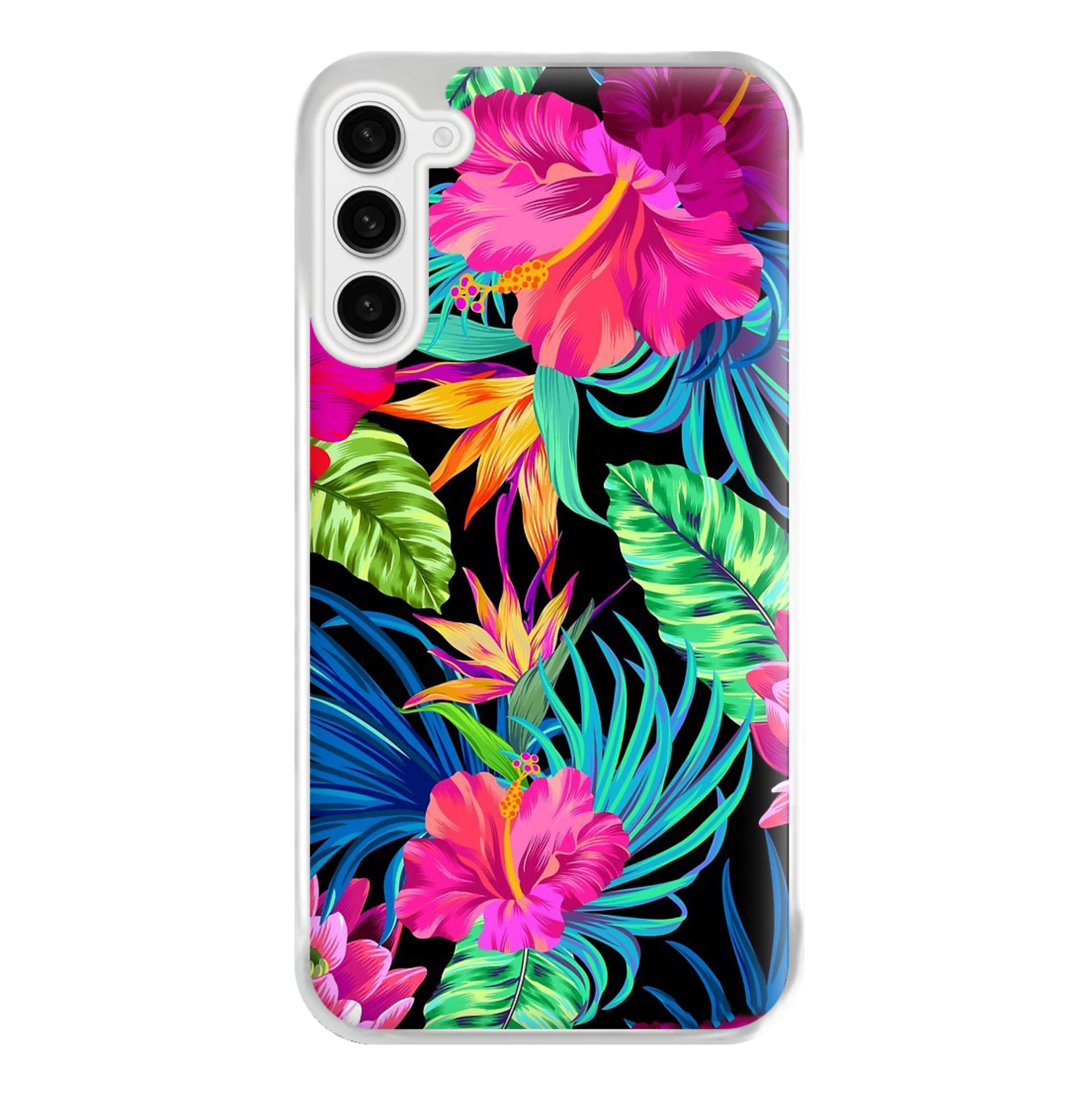 Colourful Hibiscus Pattern Phone Case