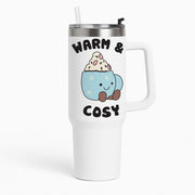 Hot Cocoa Plush Quote Tumbler 1