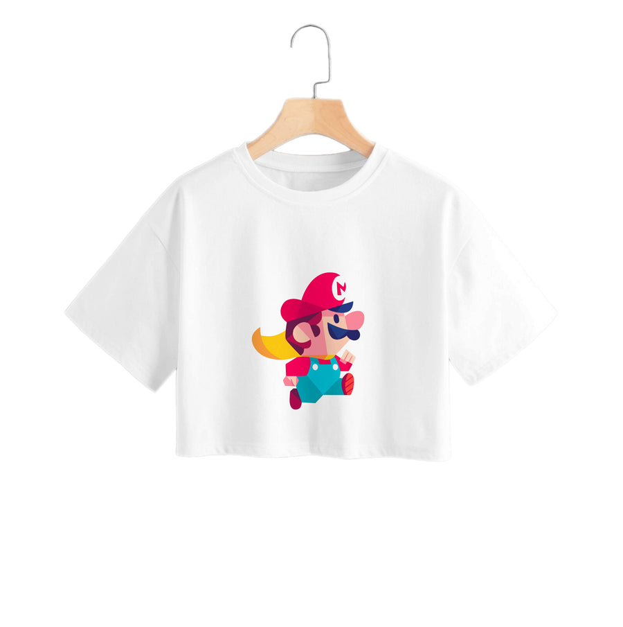 Running Mario - Mario Crop Top