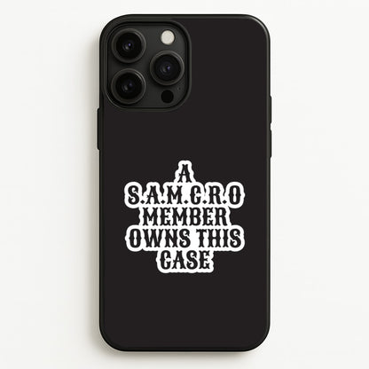 SAMCRO Member iPhone 13 Pro Max Case
