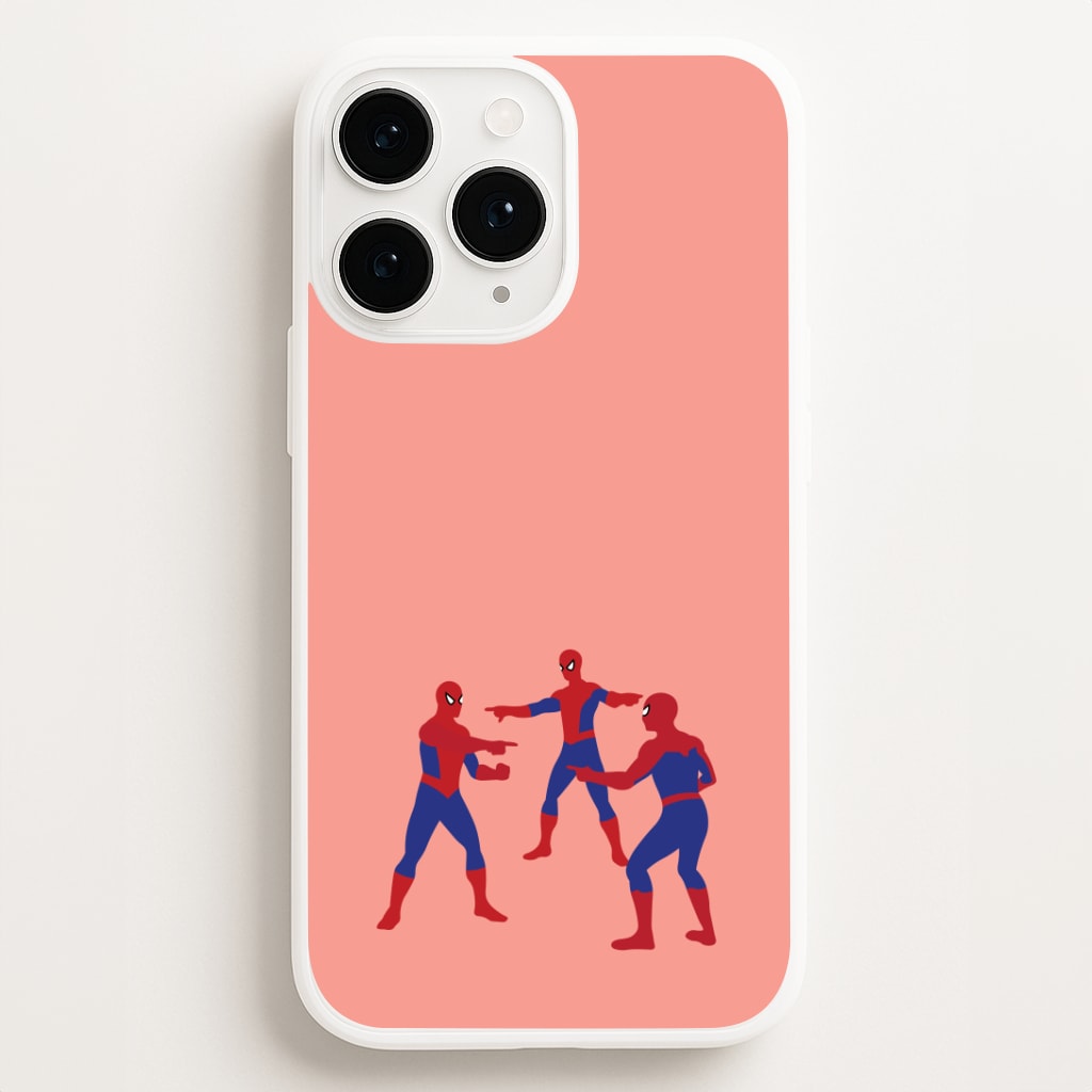 Spider Hero Pointing Meme iPhone 16 Pro Max Case