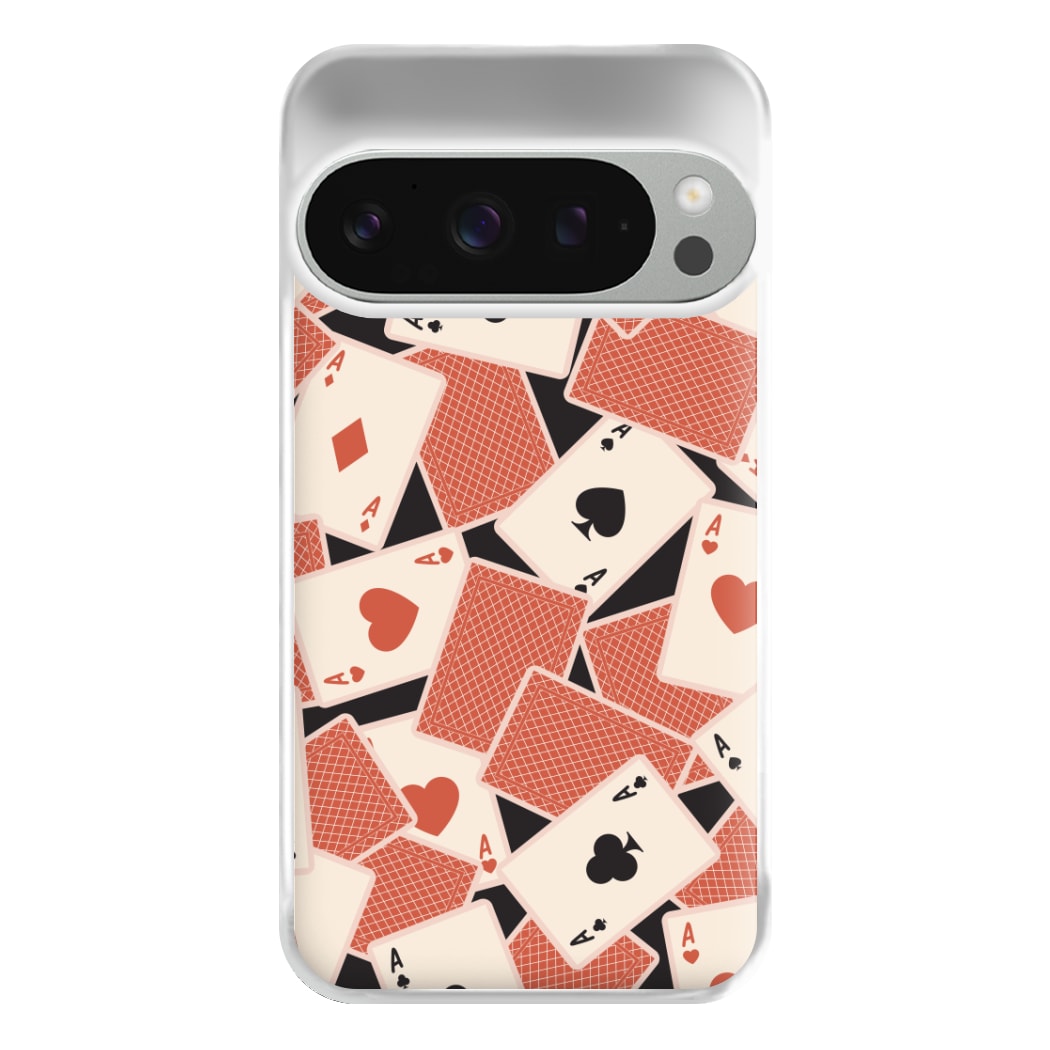 Playing Cards Collage Pattern Google Pixel 9 Pro XL Case