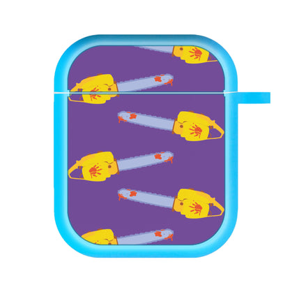 Chainsaw Pattern - Halloween AirPods Case