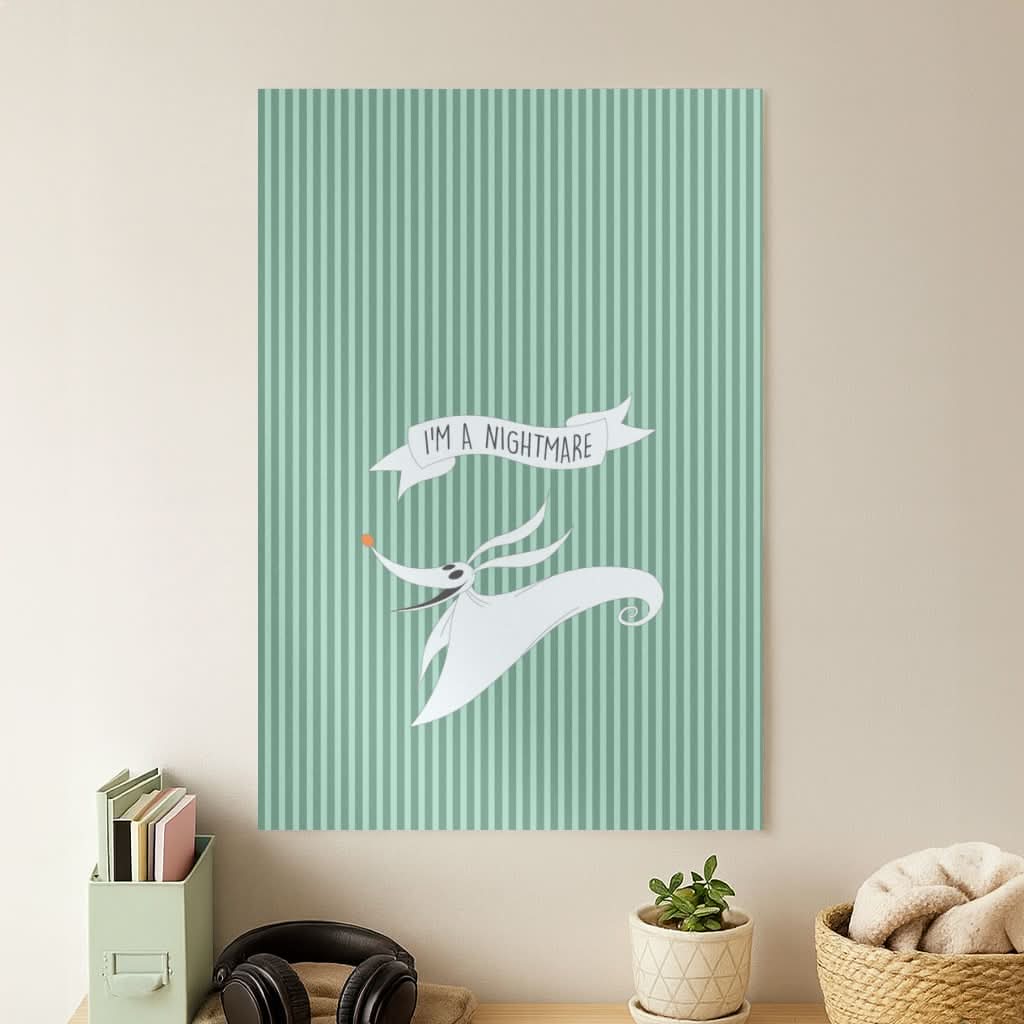 Stripey I'm A Nightmare Poster