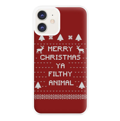 Merry Christmas Ya Filthy Animal Phone Case