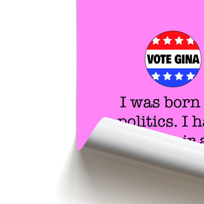 Vote Gina - B99 Poster