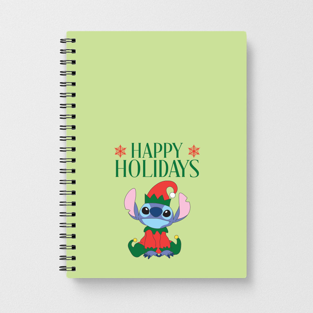 Cute Blue Alien Elf Notebook