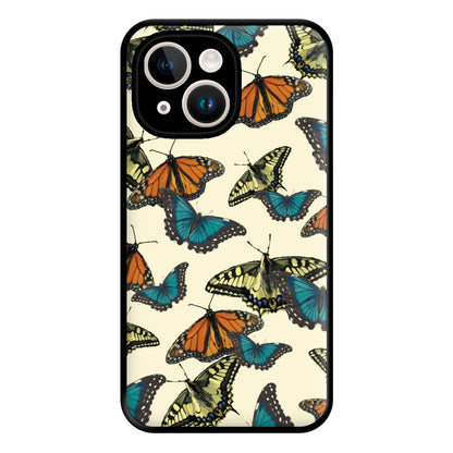 Butterfly Assortment Pattern iPhone 15 Plus Case