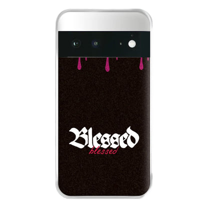 Glitter Blessed Google Pixel 6a Case