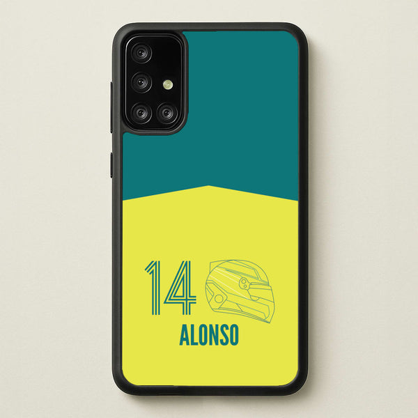 Alonso Helmet 2026 Galaxy A71 Case