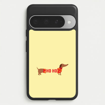 Christmas Jumper Ho Ho Dachshund Google Pixel 10 Pro XL Case