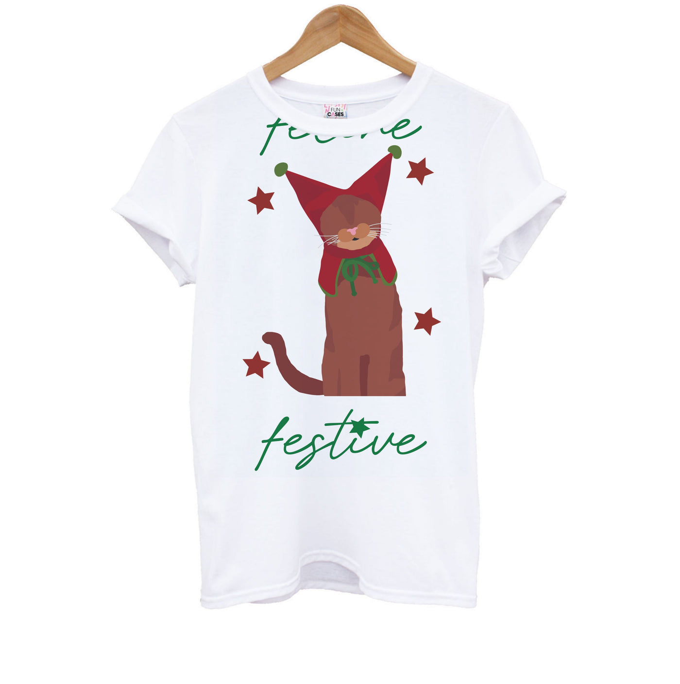 Feline Festive  Kids T-Shirt