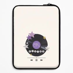 Amethyst Vinyl Scrapbook Universal Laptop Sleeve
