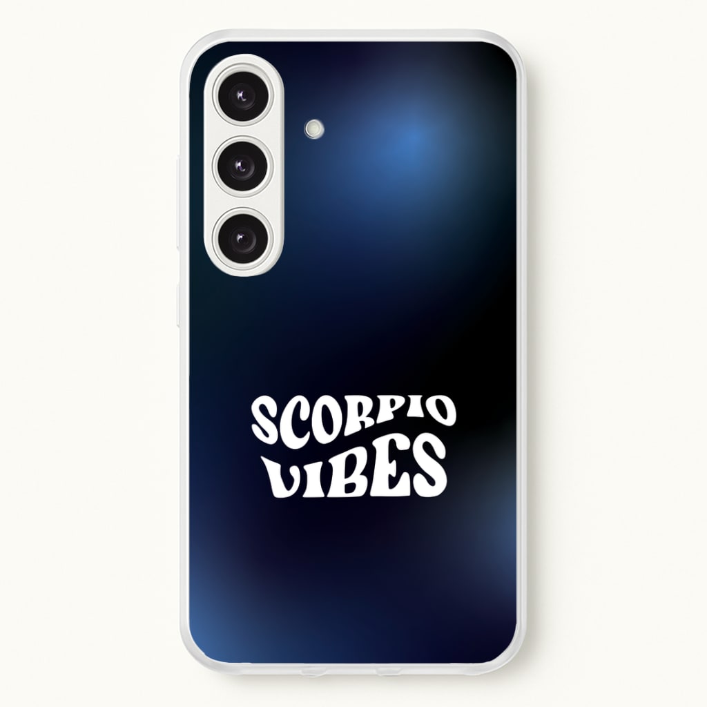 Scorpio Vibes Gradient Zodiac Galaxy S24FE Case