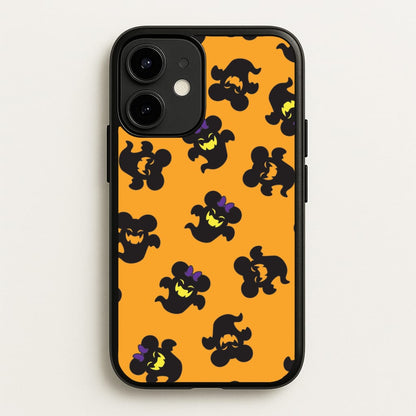 Mouse Ghosts Pattern iPhone 12 / 12 Pro Case