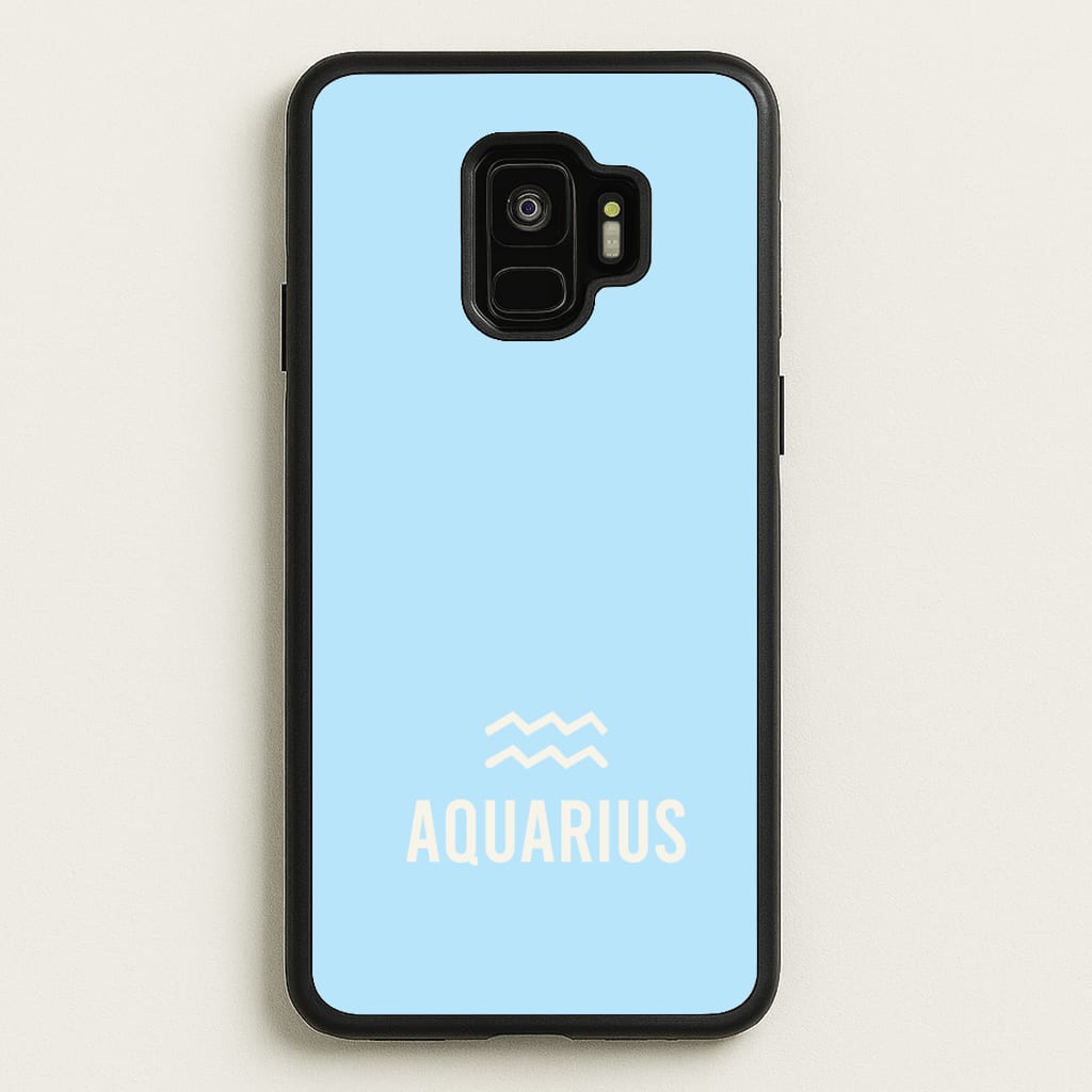Aquarius Pastel Zodiac Galaxy S9 Case