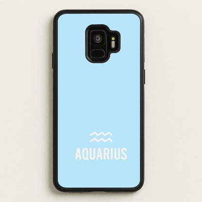 Aquarius Pastel Zodiac Galaxy S9 Case
