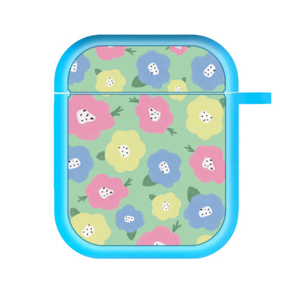 Painted Flowers - Floral Patterns AirPods Case