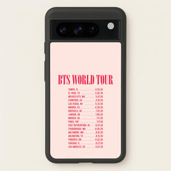 K-Pop Band World Tour List 2026 Google Pixel 8 Pro Case