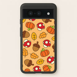 Cartoon Autumn Icons Pattern Google Pixel 8 Case