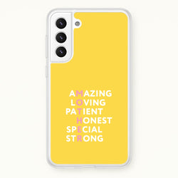 Mother Anagram Galaxy S22 Plus Case