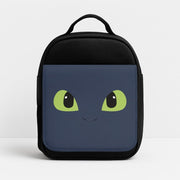 Black Fury Dragon Face Lunchbox 1