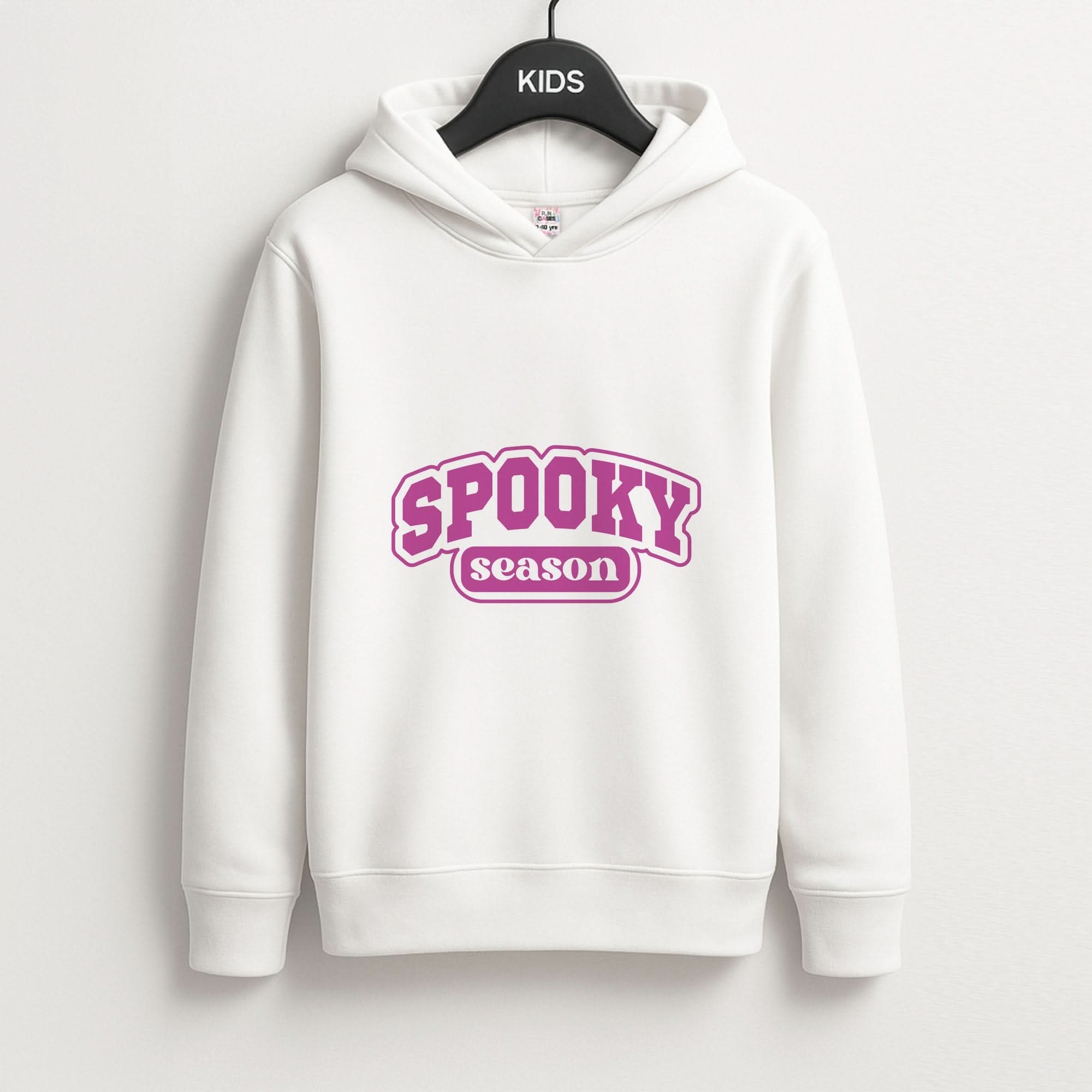 Spooky Season Varsity Kids Hoodie