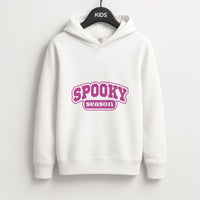 Spooky Season Varsity Kids Hoodie