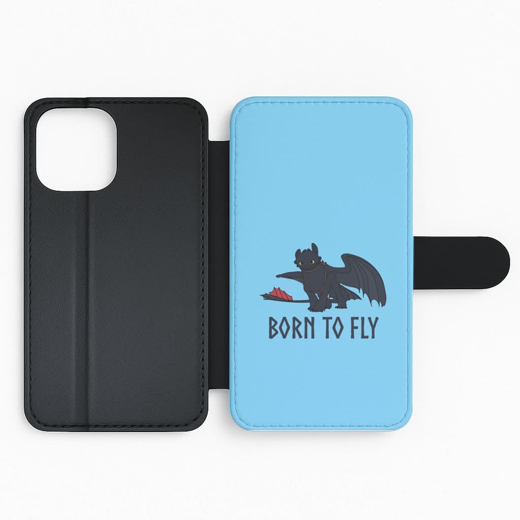 Dragon Born To Fly Flip Phone Case