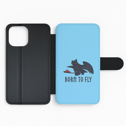 Dragon Born To Fly Flip Phone Case