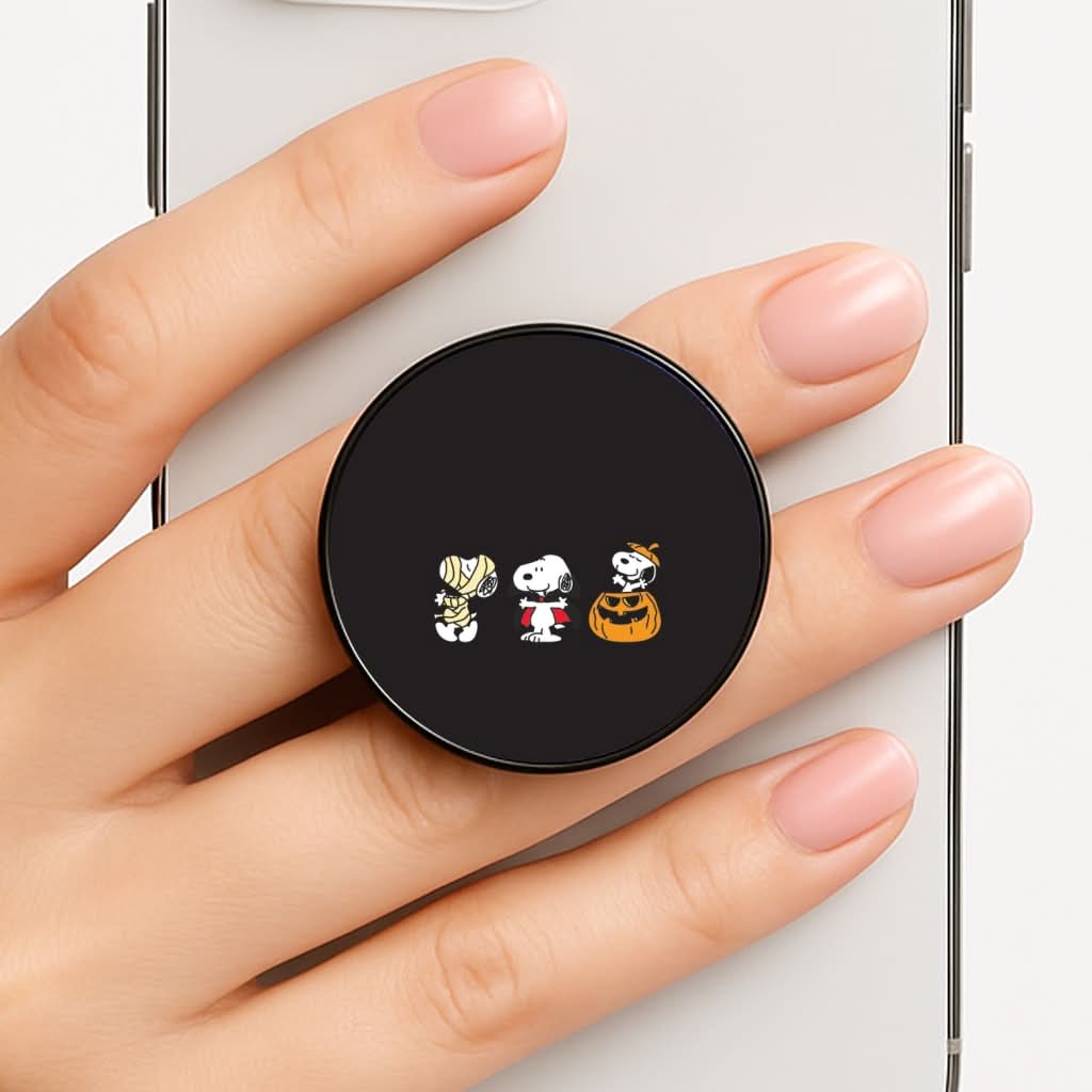 Cartoon Beagle Halloween Costumes Phone Grip