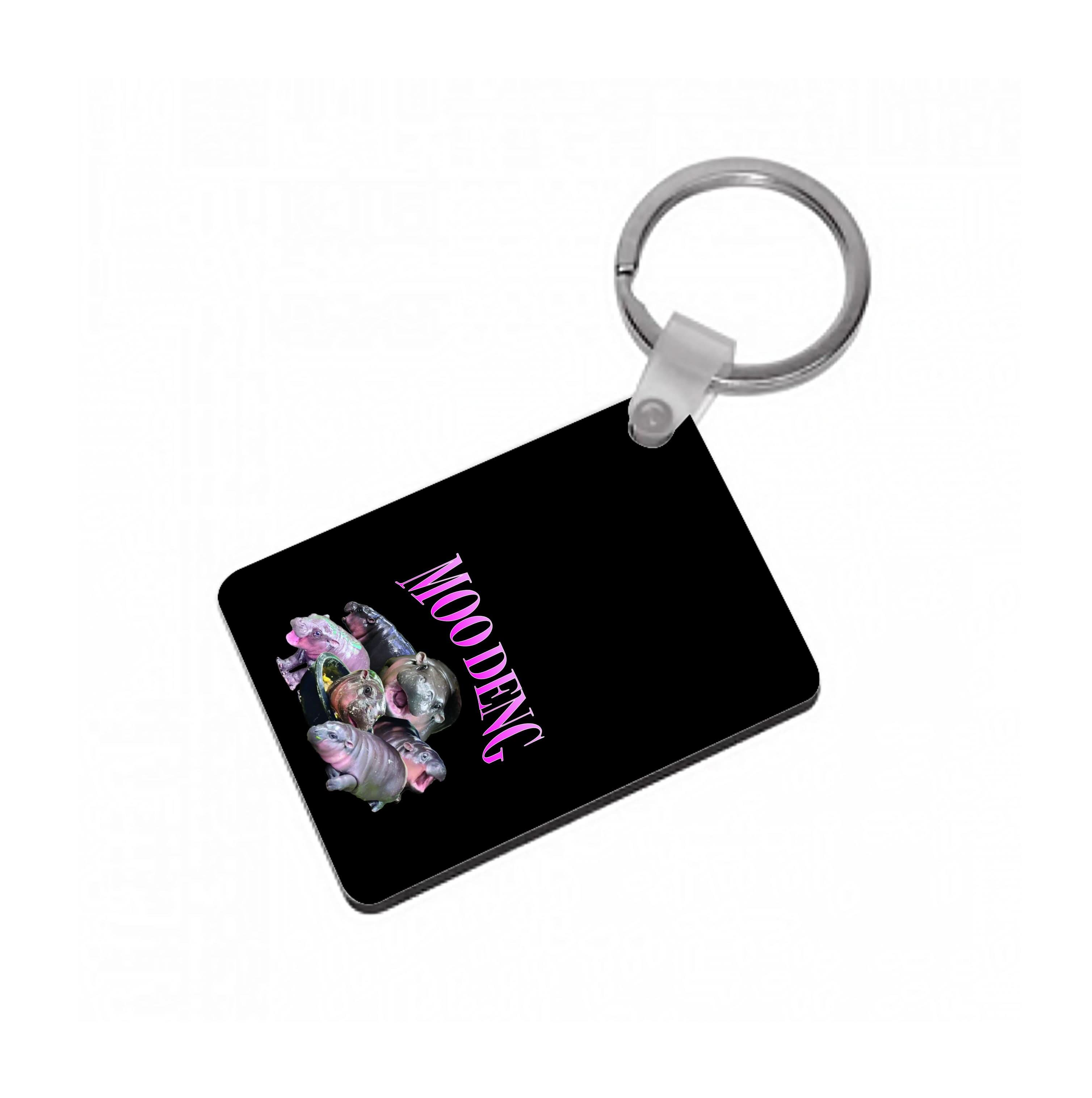 Moo Collage Keyring