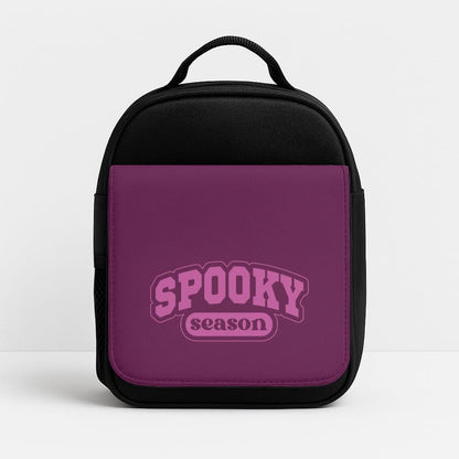 Spooky Season Varsity Insulated Lunch Bag