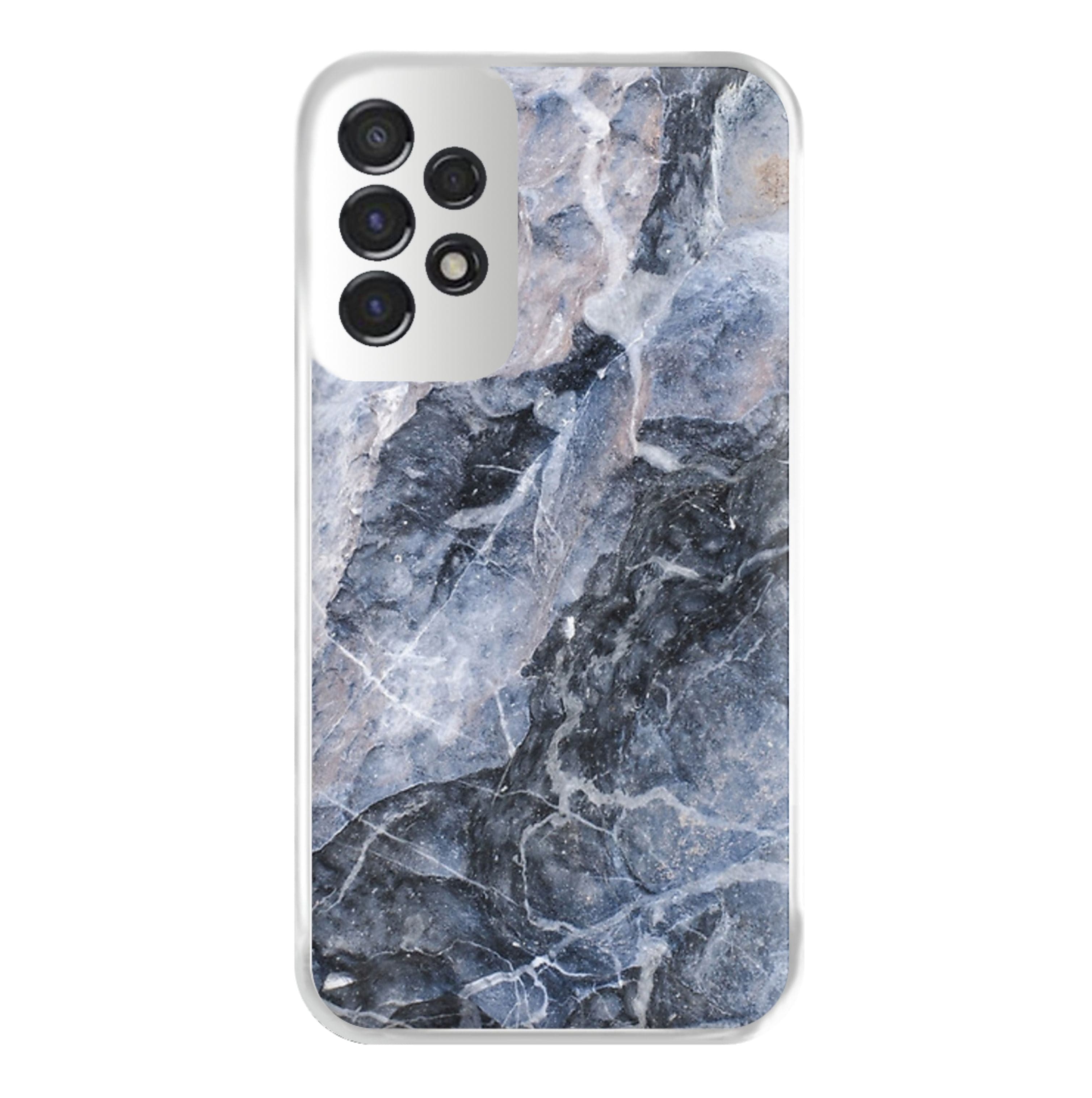 Grey and White Marble Phone Case