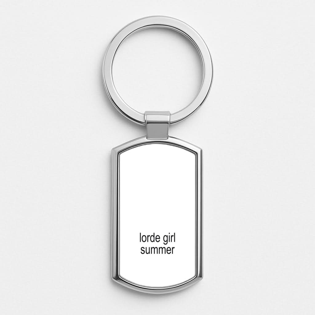 Lorde Girl Summer Luxury Keyring
