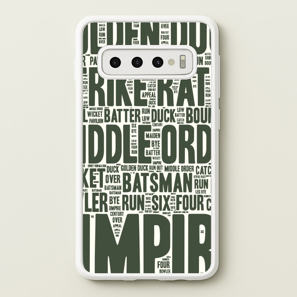 Cricket Wordscape Galaxy S10 Plus Case