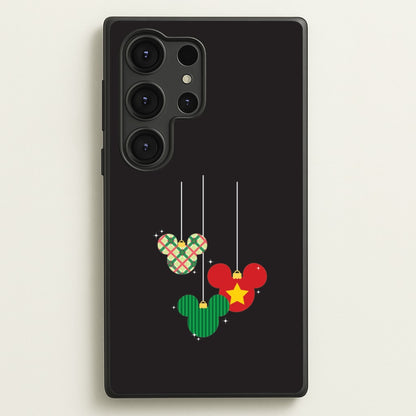 Cartoon Mouse Hanging Baubles Galaxy S25 Ultra Case
