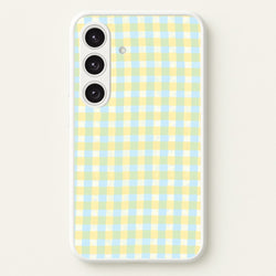 Lemonade Gingham Galaxy S25 Case