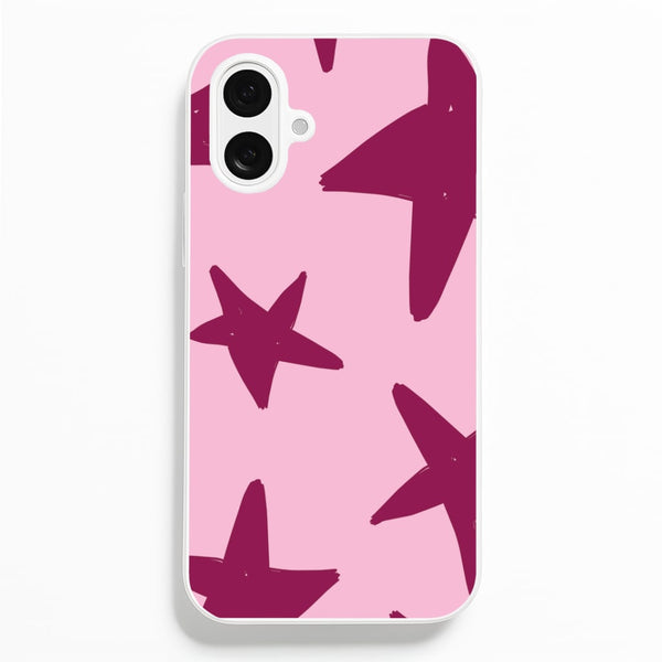 Raspberry Stars iPhone 16 Case