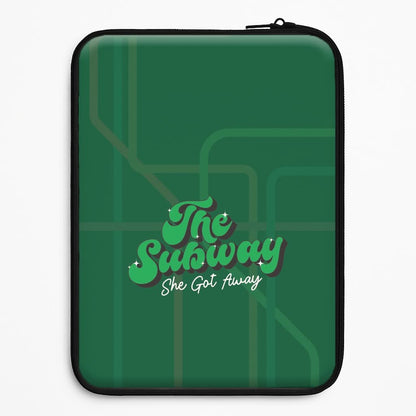 Subway Green Universal Laptop Sleeve