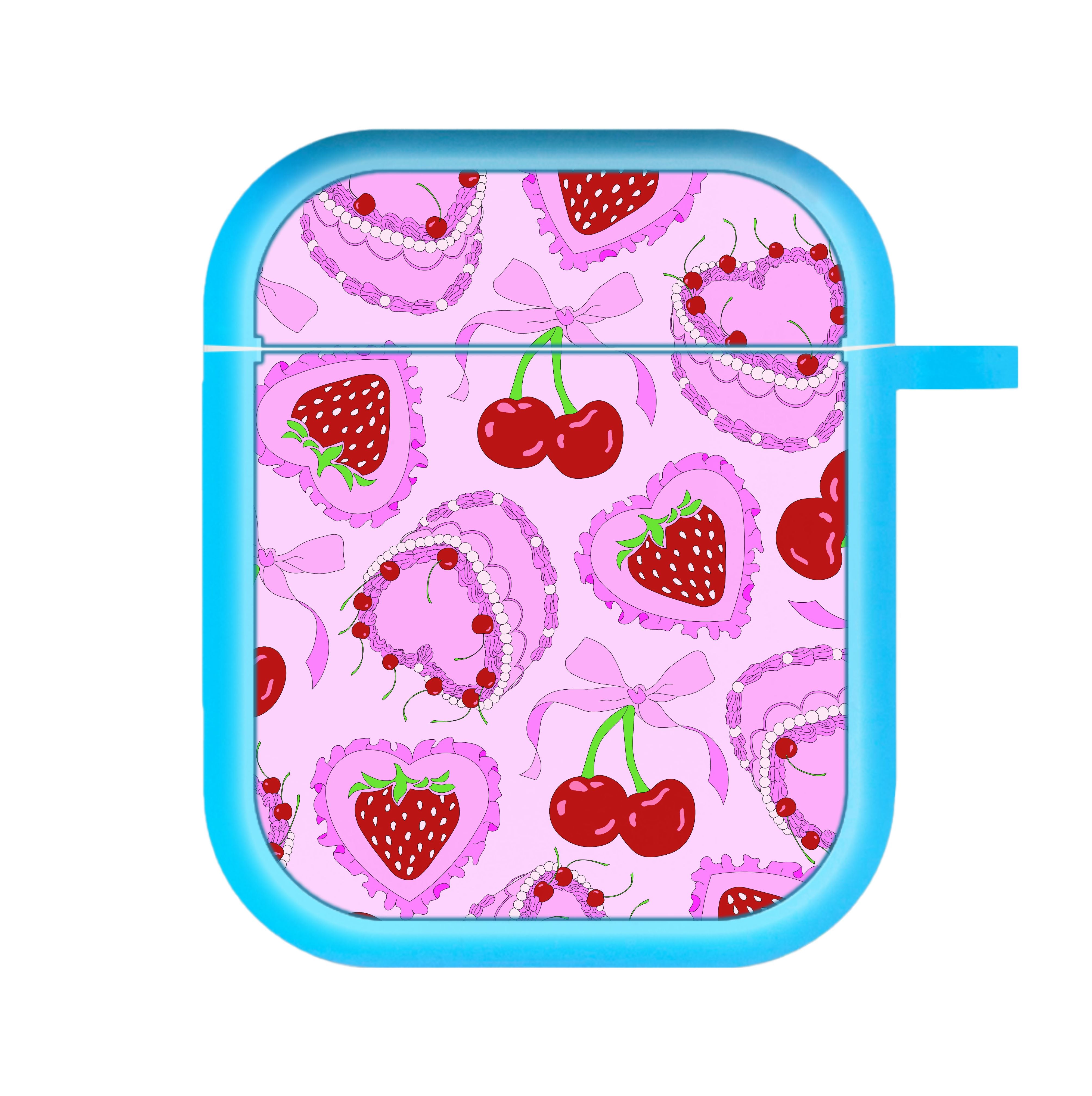 Cherries, Strawberries And Cake - Valentine's Day AirPods Case