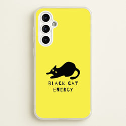 Black Cat Energy Galaxy A54 Case
