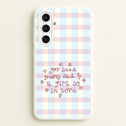 Dreamy Plaid Galaxy A16 Case